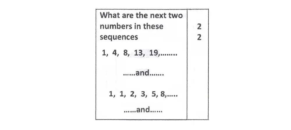 Question 29 - Reigate Grammar School 11 Maths Entrance Examination 2012