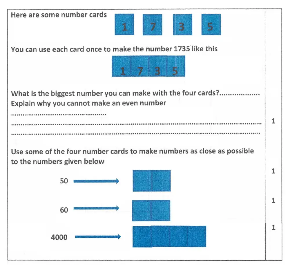 Question 43(43(a),43(b)) - Reigate Grammar School 11 Maths Entrance Examination 2012