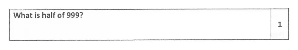 Question 48 - Reigate Grammar School 11 Maths Entrance Examination 2012