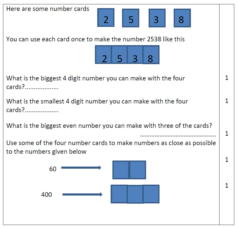 Question 50(50(a),50(b),50(c),50(d),50(e)) - Reigate Grammar School 11 Maths Entrance Examination 2013