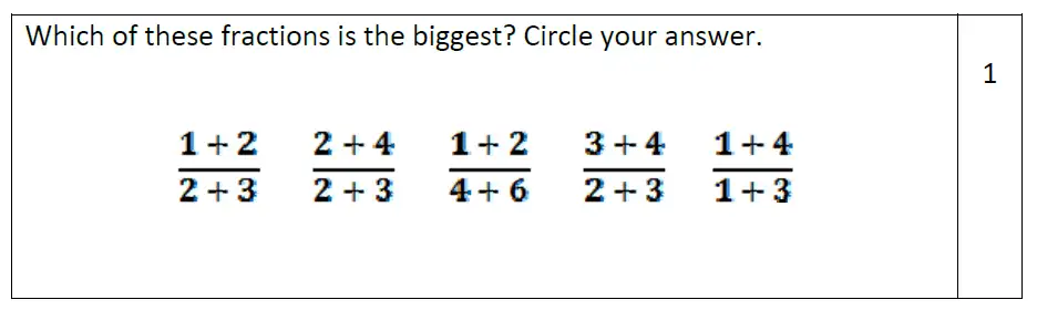 Question 57 - Reigate Grammar School 11 Maths Entrance Examination 2013