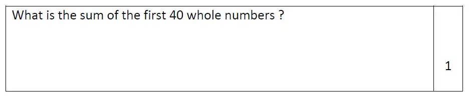 Question 59 - Reigate Grammar School - 11+ Maths Entrance Examination - 2013