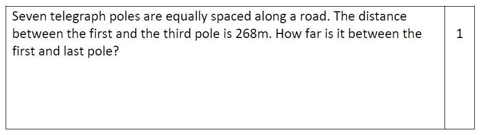 Question 61 - Reigate Grammar School - 11+ Maths Entrance Examination - 2013