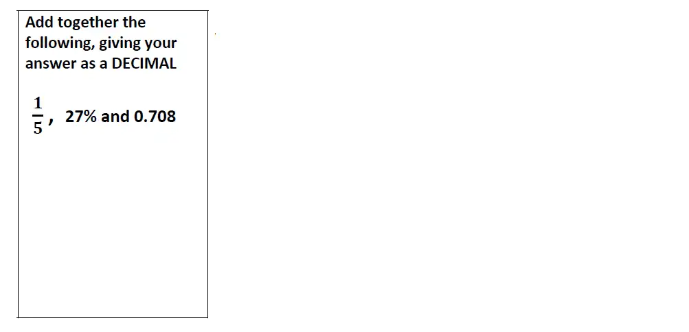 Question 24 - Reigate Grammar School 11 Plus Maths Entrance Exam Paper 2014