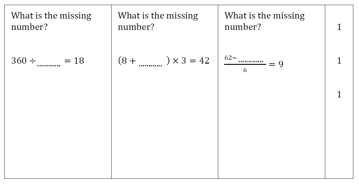 Question 24-26(24,25,26) - Reigate Grammar School 11 Plus Maths Entrance Examination 2015