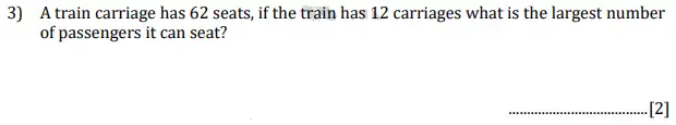 Question 3 - Reigate Grammar School - 11+ Sample Maths Paper - 2018