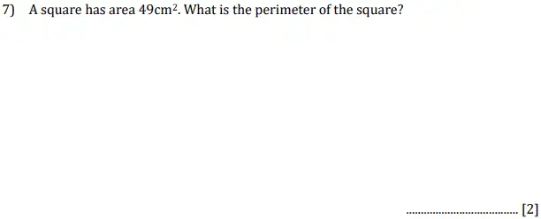 Question 7 - Reigate Grammar School - 11+ Sample Maths Paper - 2018