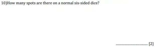 Question 10 - Reigate Grammar School - 11+ Sample Maths Paper - 2018