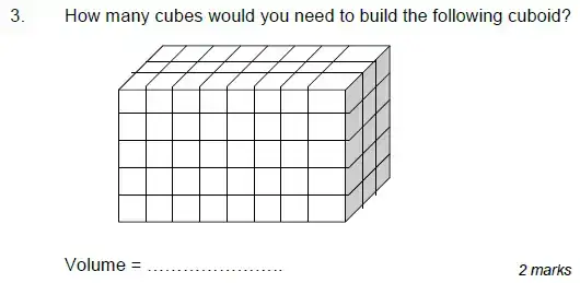 Question 3 - Royal Russell School Sample Year 7 Maths Practice Paper - 2024