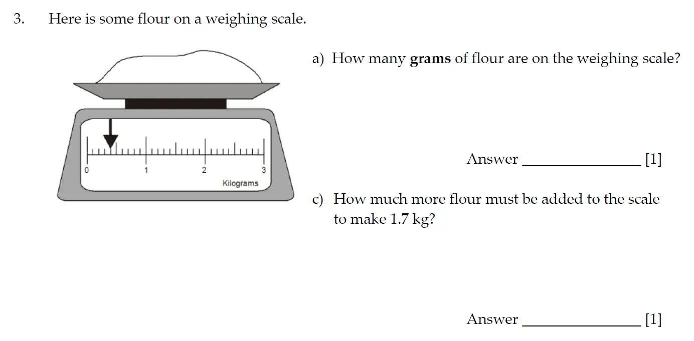 Question 3(a,b) - Sevenoaks School - Year 7 Maths Entrance Exam - 2020