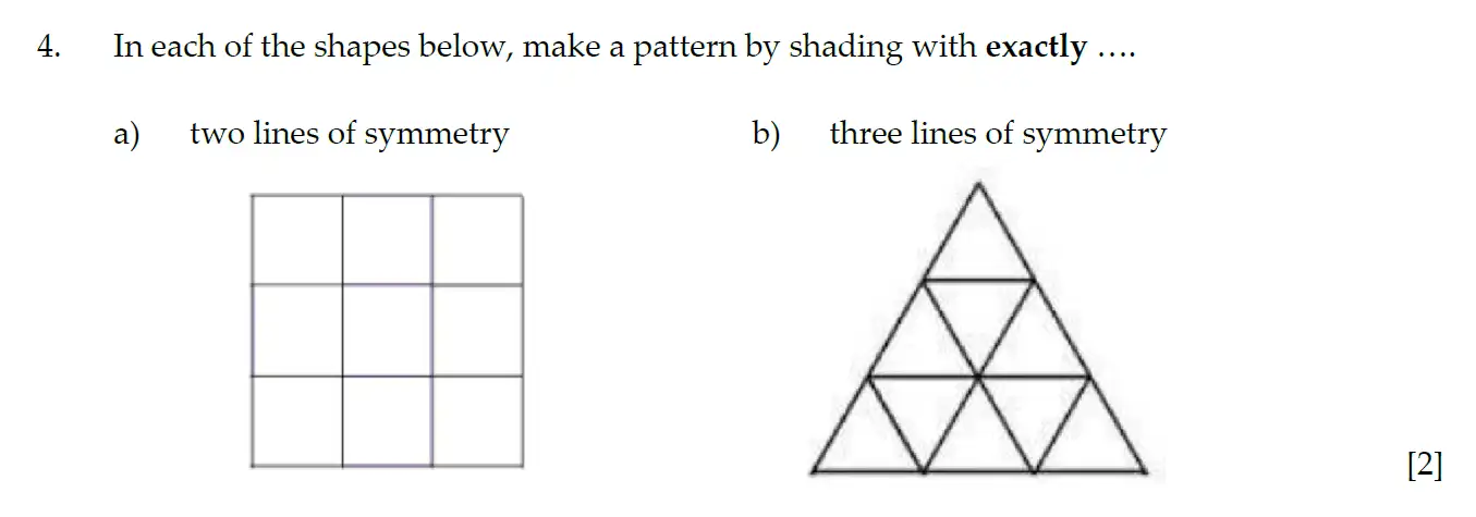 Question 4(a,b) - Sevenoaks School - Year 7 Maths Entrance Exam - 2020