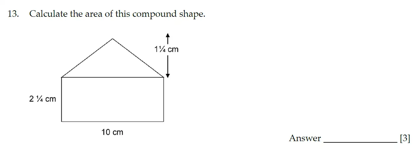 Question 13 - Sevenoaks School - Year 7 Maths Entrance Exam - 2020