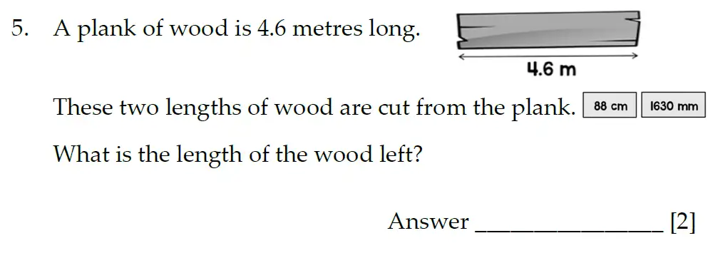 Question 5 - Sevenoaks School Year 7 Entrance Exam 2021