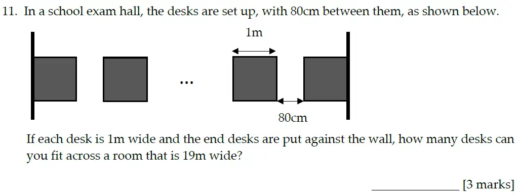 Question 11 - Sevenoaks School Year 7 Entrance Exam 2022