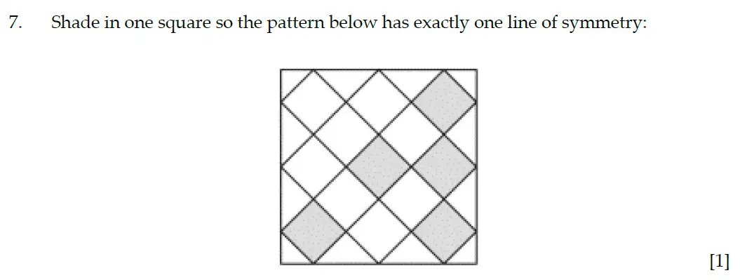 Question 7 - Sevenoaks School Year 7 Entrance Exam 2023
