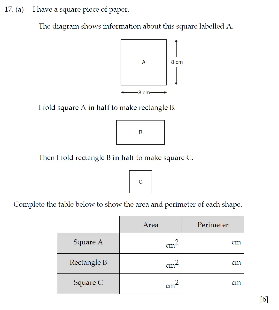 Question 17(a) - Sevenoaks School Year 7 2024 Sample Paper