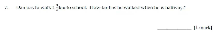 Question 7 - Sevenoaks School Year 7 Sample Paper 2016