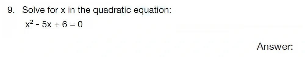 Question 09 - St Albans High School for Girls - 11 Plus Maths Specimen Paper 1 - 2025