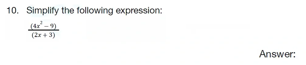 Question 10 - St Albans High School for Girls - 11 Plus Maths Specimen Paper 1 - 2025