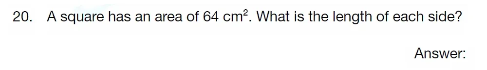 Question 20 - St Albans High School for Girls - 11 Plus Maths Specimen Paper 1 - 2026