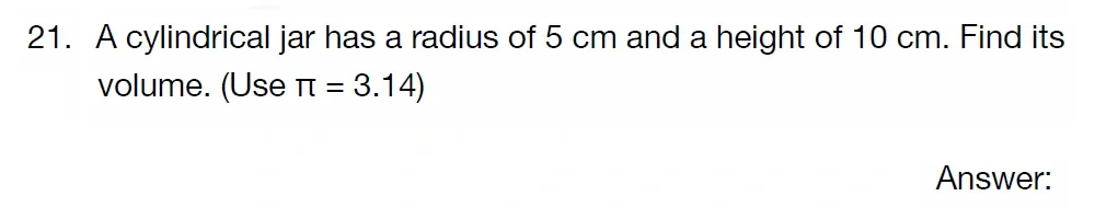 Question 21 - St Albans High School for Girls - 11 Plus Maths Specimen Paper 1 - 2025