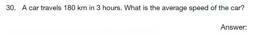 Question 30 - St Albans High School for Girls - 11 Plus Maths Specimen Paper 1 - 2025