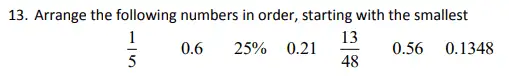 Question 13 - St Albans High School for Girls – Specimen 11 Plus Maths Paper 1 – 2024