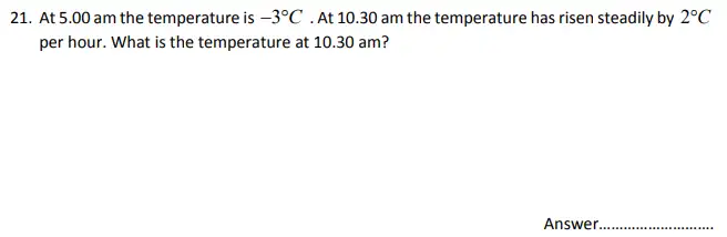 Question 21 - St Albans High School for Girls – 11 Plus Maths Specimen Paper 2 – 2025