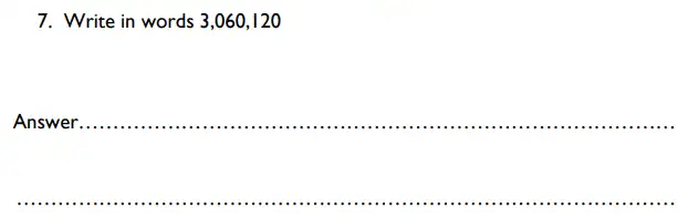Question 7 - St Albans High School for Girls – Specimen 11 Plus Maths Paper – 2017