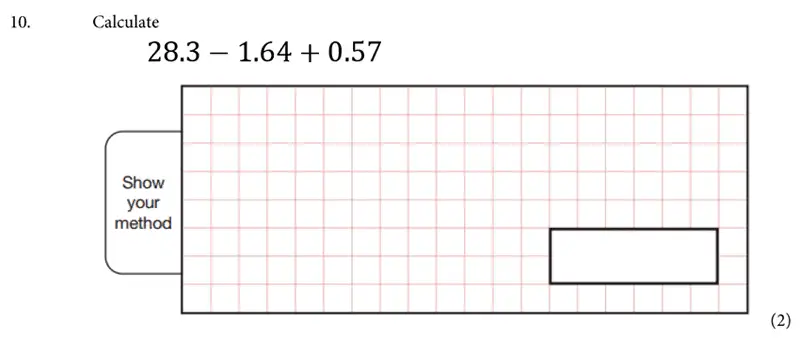 Question 10 - St Albans School – 11 Plus Maths Entrance Exam Paper 2019