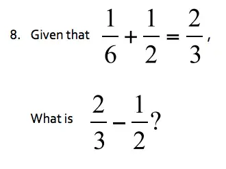 Question 8 - St Albans School – 11+ Maths Specimen Paper - 2024