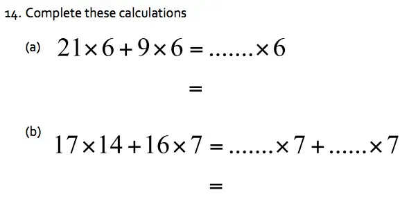 Question 14(14(a),14(b)) - St Albans School – 11+ Maths Specimen Paper - 2024