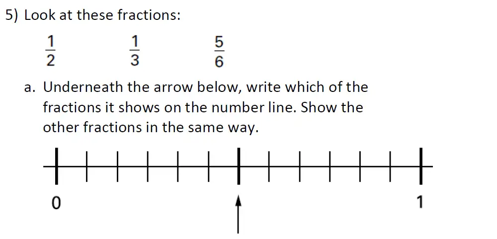 Question 5(a) - St Anselms College 2024 11 Plus Maths Sample Paper 1