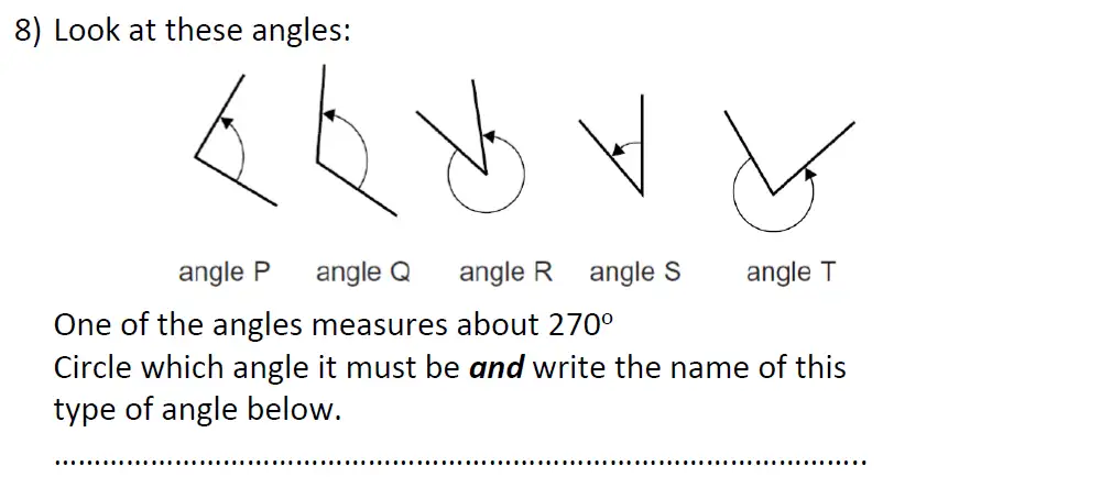 Question 8 - St Anselms College 2024 11 Plus Maths Sample Paper 1