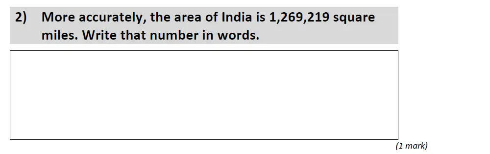 Question 2 - St Anselms College 2024 11 Plus Maths Sample Paper 2