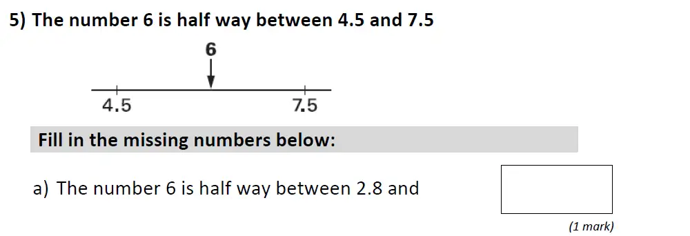 Question 5(a) - St Anselms College 2024 11 Plus Maths Sample Paper 2