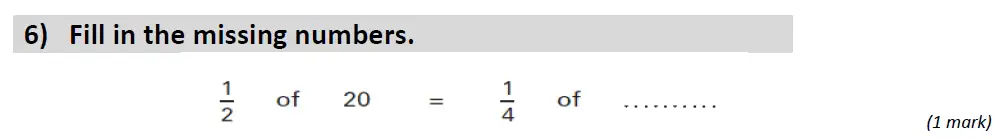 Question 6(a) - St Anselms College 2024 11 Plus Maths Sample Paper 2