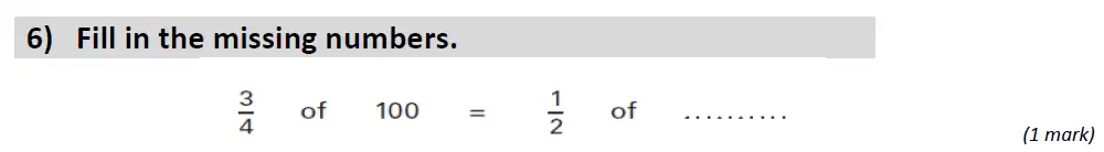 Question 6(b) - St Anselms College 2024 11 Plus Maths Sample Paper 2