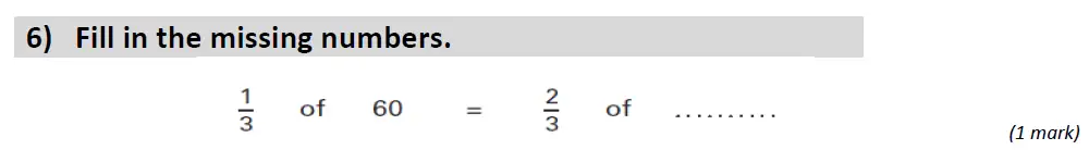 Question 6(c) - St Anselms College 2024 11 Plus Maths Sample Paper 2