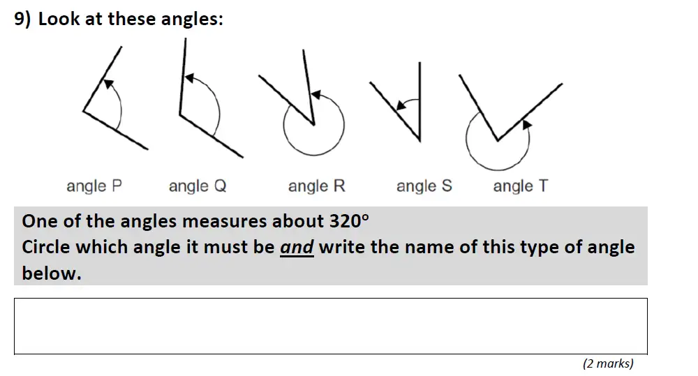 Question 9 - St Anselms College 2024 11 Plus Maths Sample Paper 2