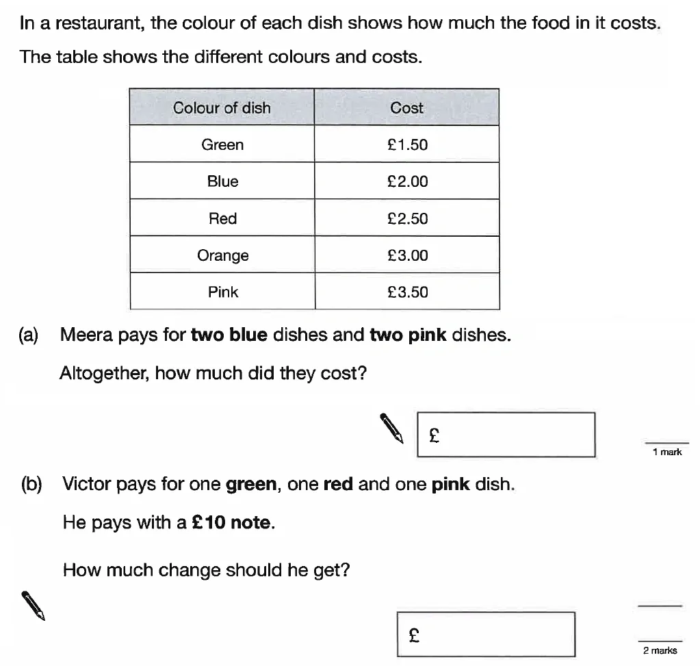 Question 25 - St Anselms College - 11 Plus Maths Sample Questions - 2025