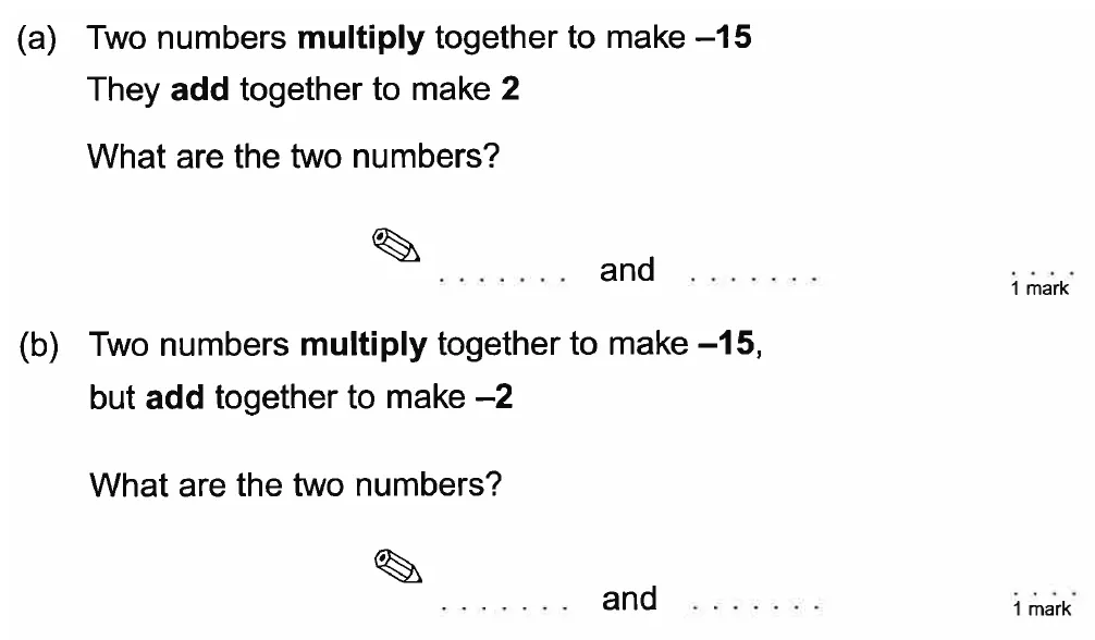 Question 64 - St Anselms College - 11 Plus Maths Sample Questions - 2025