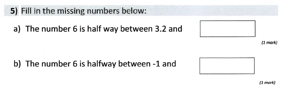 Question 05(b) - St Anselms College - 11 Plus Maths Sample Paper 1 - 2025