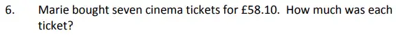Question 6 - St George’s College - 11 Plus Maths Sample Paper - 2024