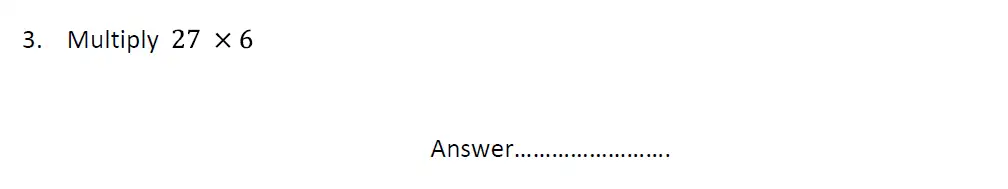 Question 3 - St John's School 11 Plus Maths Exam Sample Paper - 2024