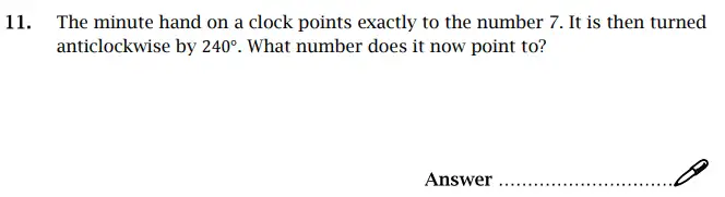 Question 11 - St Paul’s Girls School Sample Maths Paper 1 – 2024