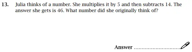 Question 13 - St Paul’s Girls School Sample Maths Paper 1 – 2024