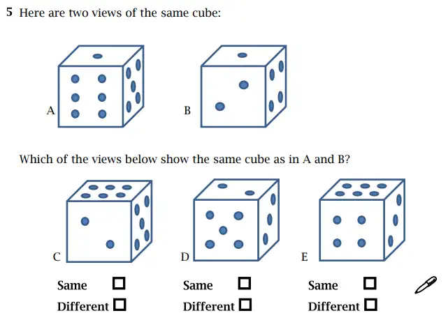 Question 5 - St Paul’s Girls School Sample Maths Paper 1 – 2024