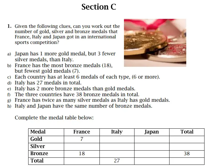 Question 1 - St Paul’s Girls School - 11 Plus Sample Maths Paper 1 – 2024