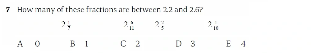 Question 07 - St Paul’s Girls School - 11+ Sample Maths Paper 1 - 2025